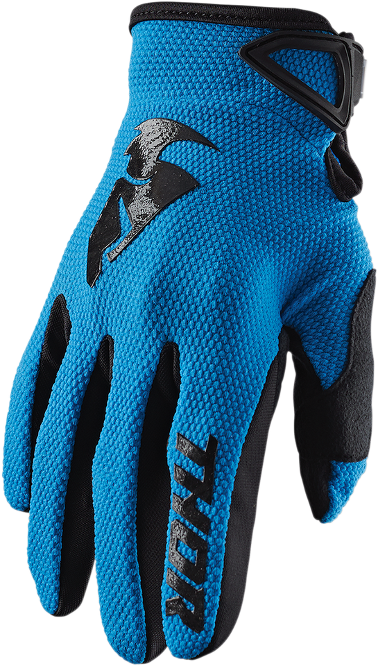 Youth Sector Gloves - Blue/Black - Small - Lutzka's Garage