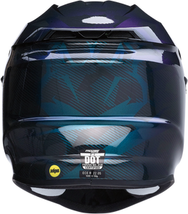 F.I. Helmet - Agroid Camo - MIPS® - Iridescent Blue - XS - Lutzka's Garage