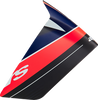 Supertech R10 Spoiler - Race - Team - Matte Black/Carbon Red Fluo/Blue