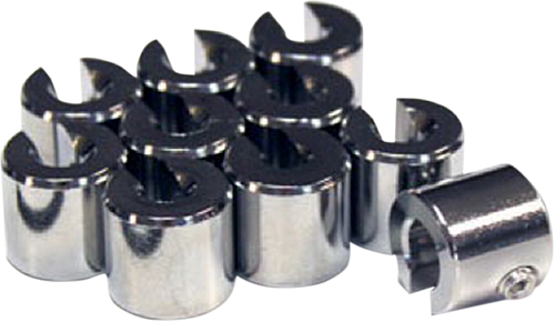 Wheel Weights - Re-Usable - 1/2 oz - Chrome - 10 Pack - Lutzka's Garage