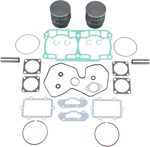 Piston Kit with Gaskets - 82.00 mm - 800R PTEK Engine Type - Ski-Doo