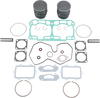 Piston Kit with Gaskets - 82.00 mm - 800R PTEK Engine Type - Ski-Doo