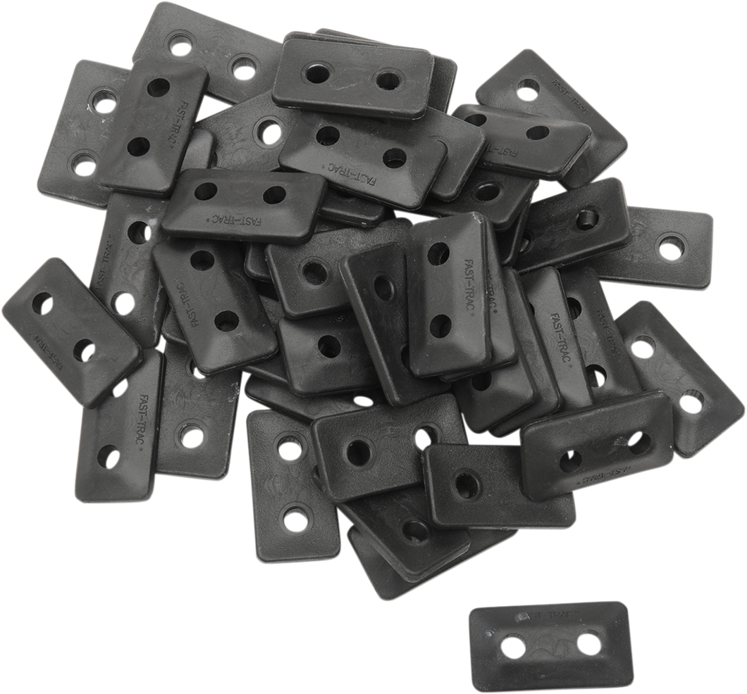 Backer Plates - Black - Twin - 48 Pack - Lutzka's Garage