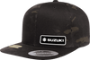 Suzuki Snapback Hat - Camo Black - Lutzka's Garage