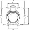 Carburetor Mounting Flange - Ski-Doo