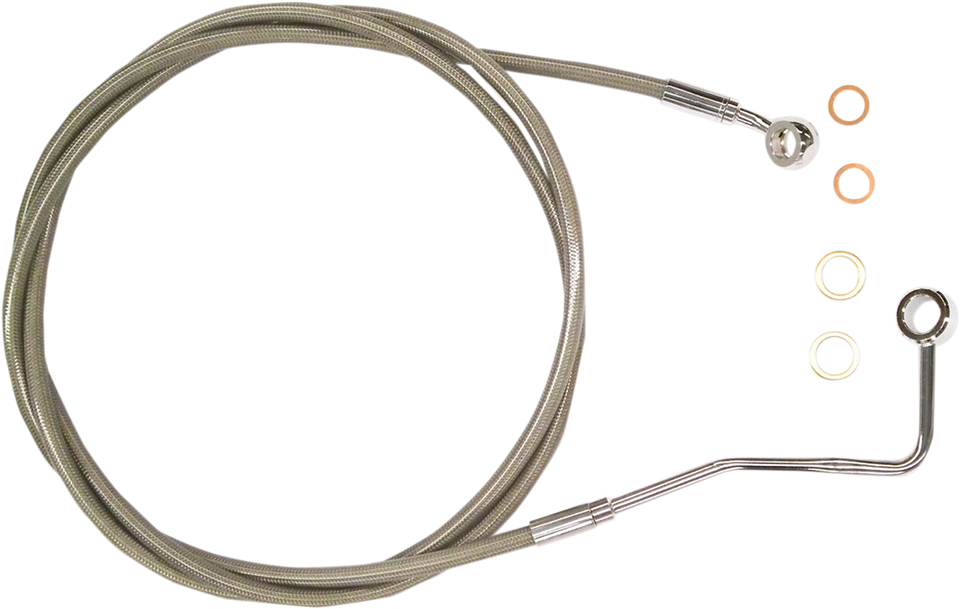 Brake Line - Upper - XR - Stainless Steel - Lutzka's Garage