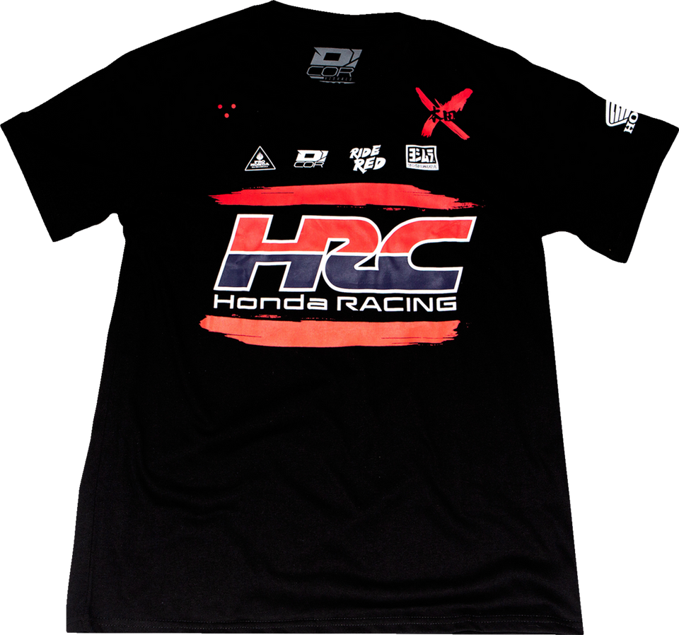 Honda HRC T-Shirt - Black - Medium - Lutzka's Garage