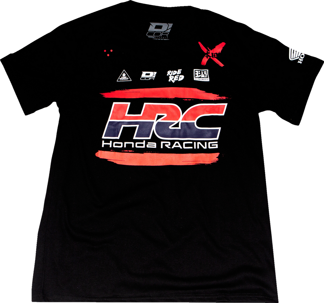 Honda HRC T-Shirt - Black - Medium - Lutzka's Garage