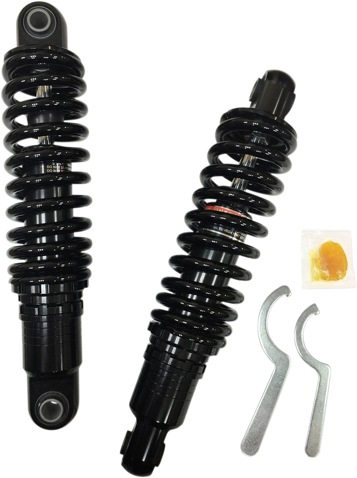 Premium Ride-Height Adjustable Shocks - Black - Heavy Duty - 12" - Lutzka's Garage