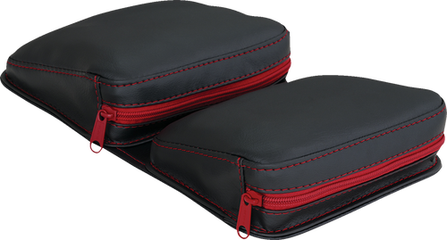 Kaliber Dash Pouch - Black with Red Zipper