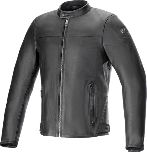 Blacktrack Leather Jacket - Black - Small - Lutzka's Garage