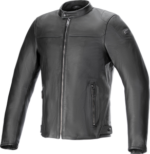 Blacktrack Leather Jacket - Black - Small - Lutzka's Garage