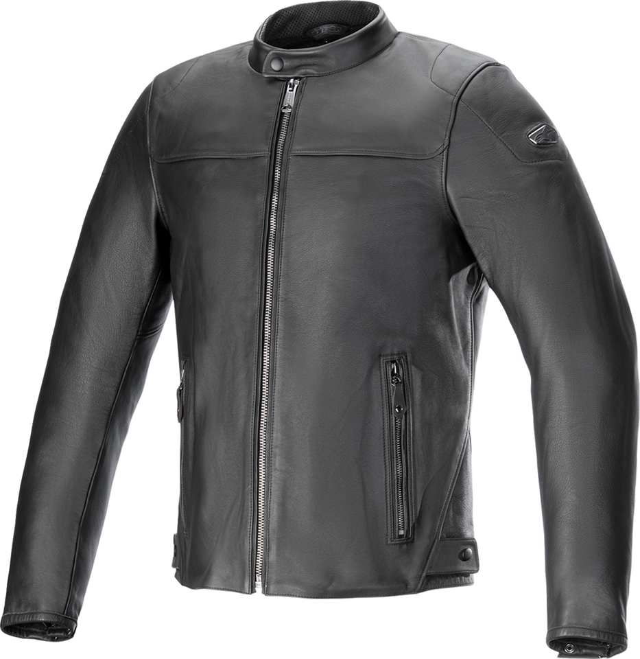 Blacktrack Leather Jacket - Black - Small - Lutzka's Garage