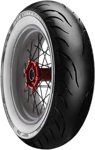 Tire - Cobra Chrome AV92 - Rear - 150/80R16 - Wide Whitewall - 71V