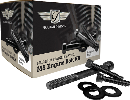 Engine Bolt Kit - Black - M8 - Lutzka's Garage