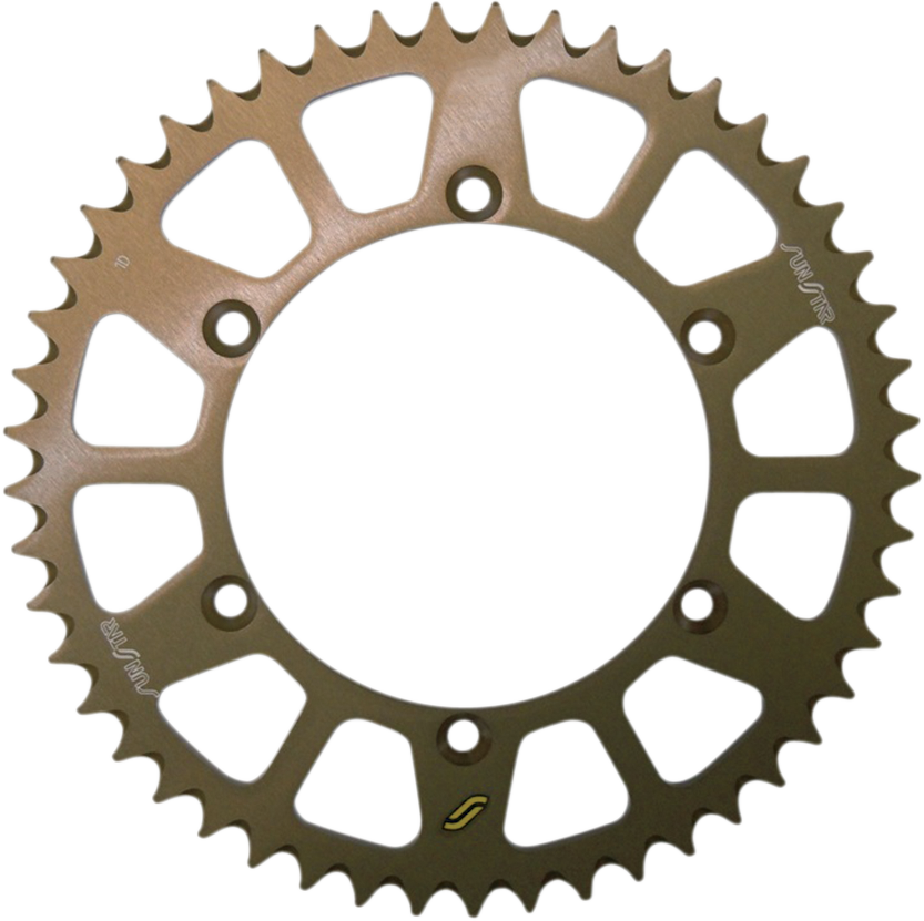 Rear Sprocket - 50 Tooth - Kawasaki/Suzuki - Works/Gold - Lutzka's Garage