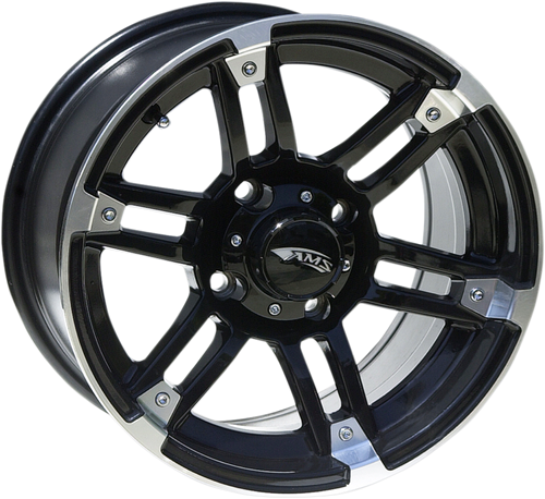 Wheel - Rolln 104 - Front/Rear - Machined Black - 14x7 - 4/110 - 5+2