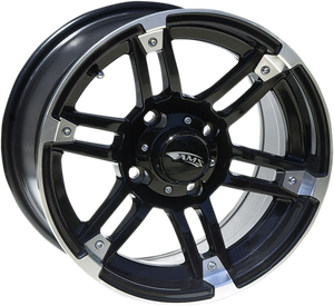 Wheel - Rolln 104 - Front/Rear - Machined Black - 14x7 - 4/110 - 5+2