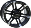 Wheel - Rolln 104 - Front/Rear - Machined Black - 15x7 - 4/156 - 4+3