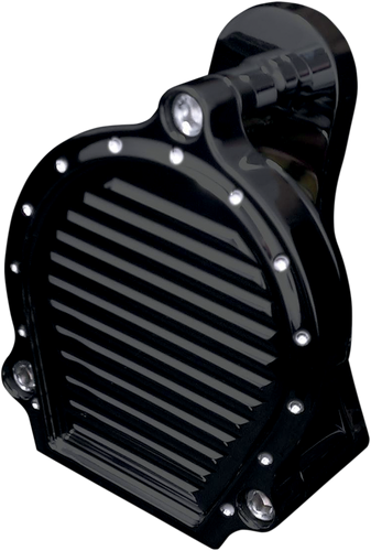 Billet Aluminum Horn - Dimpled - Black - Lutzka's Garage