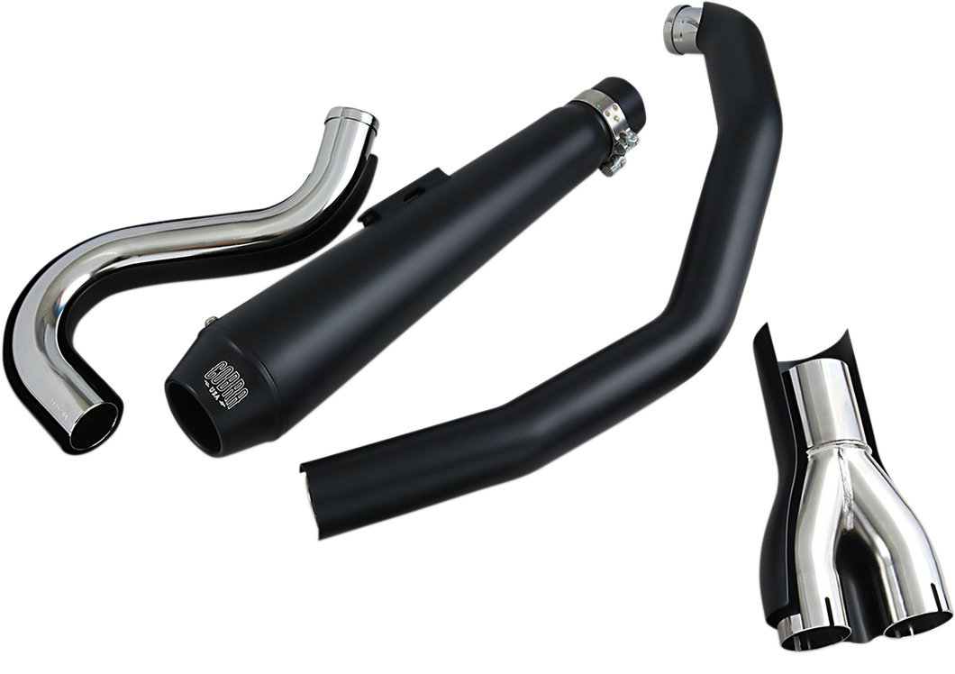 El Diablo Exhaust - Black - 88-06 Softail - Lutzka's Garage