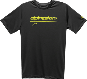 Tech Line Up Performance T-Shirt - Black - Medium - Lutzka's Garage