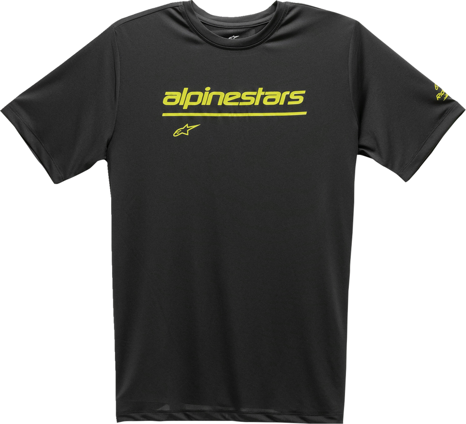 Tech Line Up Performance T-Shirt - Black - Medium - Lutzka's Garage