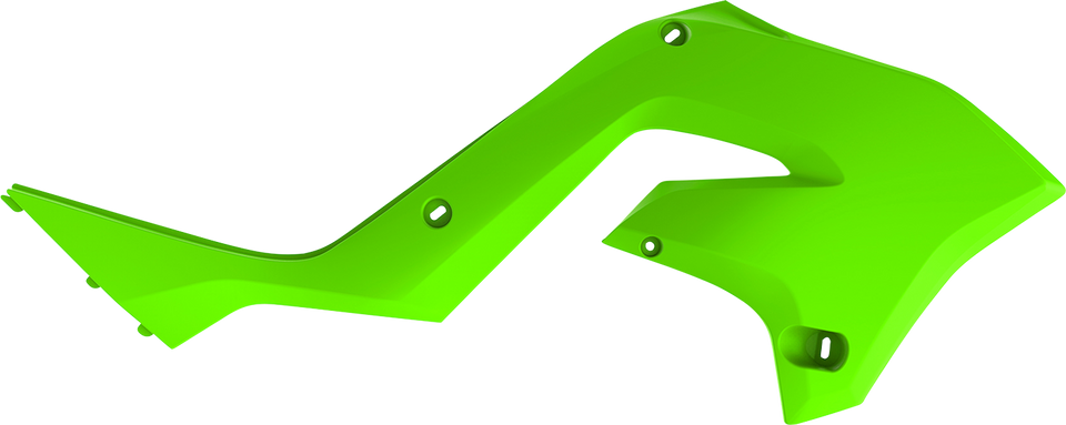 Radiator Cover - Restyle - Fluorescent Green - KX 125/250