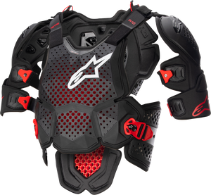 A-10 v2 Full Roost Guard - Black/Red - XS/S - Lutzka's Garage