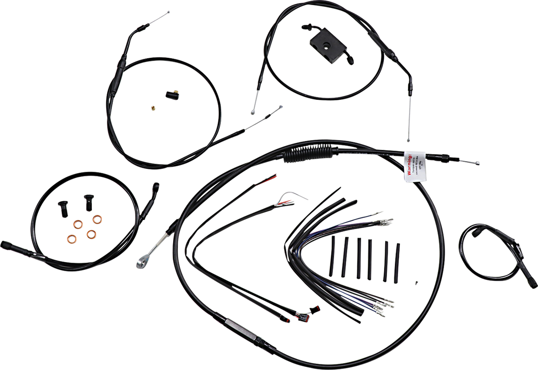 Handlebar Cable and Brake Line Kit - Extended - Sportsters - 14