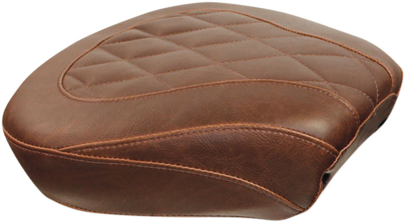 Wide Tripper Rear Seat - Brown - Diamond - Lutzka's Garage