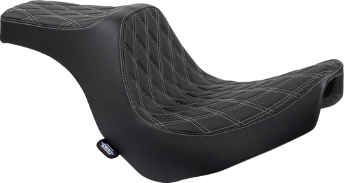 Predator III Seat - Double Diamond - Black w/ Silver Stitching - FL/FX 18-22