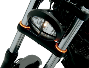 WRAPZ® Fork Lights - 49 mm - Amber Lens