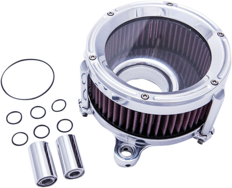 Assault Air Cleaner - Chrome - EFI - Lutzka's Garage