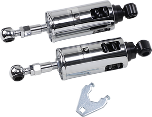 422 Series Adjustable Shocks - Chrome - Heavy-Duty - Lutzka's Garage