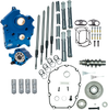 Cam Chest Kit with Plate M8 - Gear Drive - Oil Cooled - 475 Cam - Chrome Pushrods