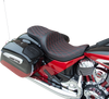 Low Profile Touring Seat - Double Diamond w/ Red Stitching - Indian 14-22