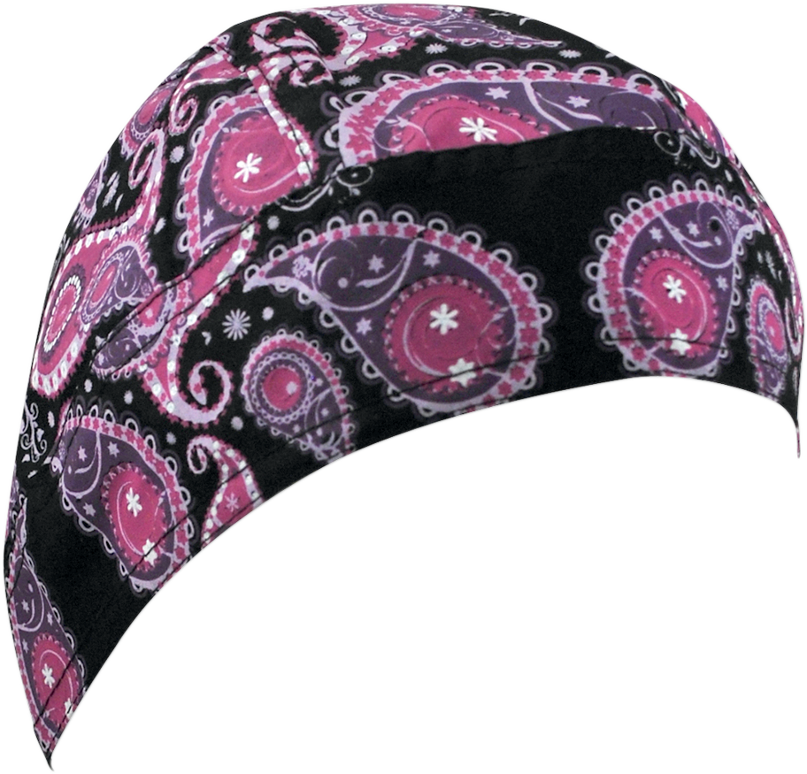 Flydanna® Head Wrap - Purple Paisley - Lutzka's Garage