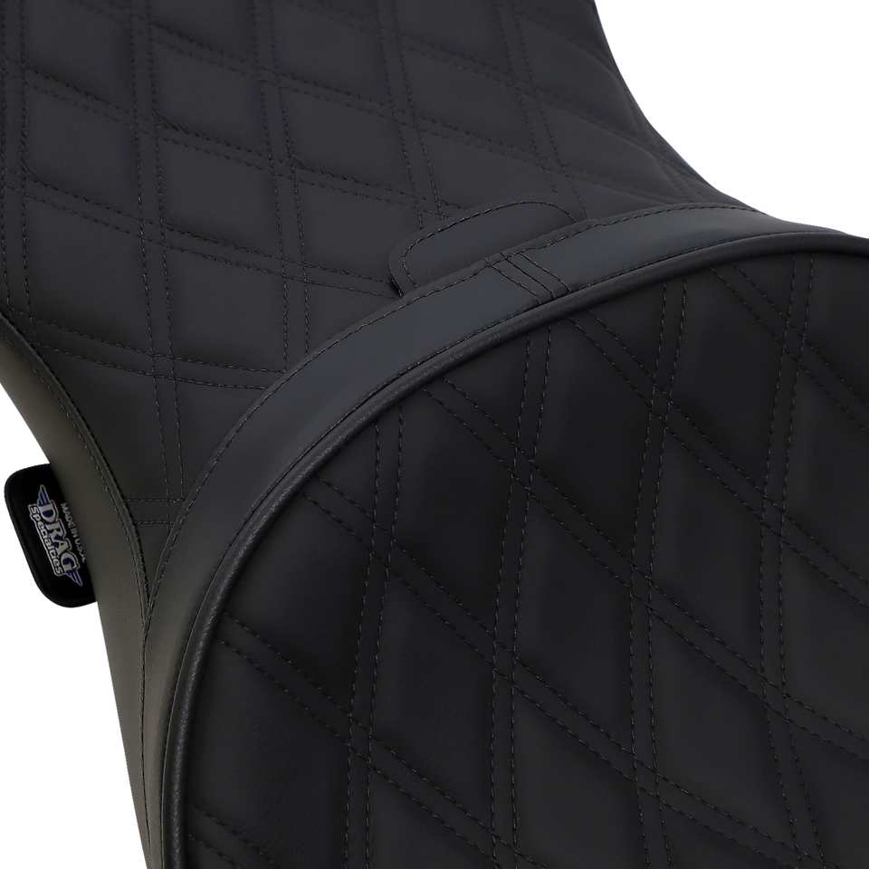 Low Touring Seat - Double Diamond - Drivers Backrest - FL 08-22