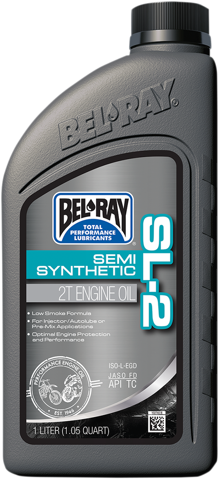 SL-2 Semi-Synthetic 2T Oil - 1 L - Lutzka's Garage