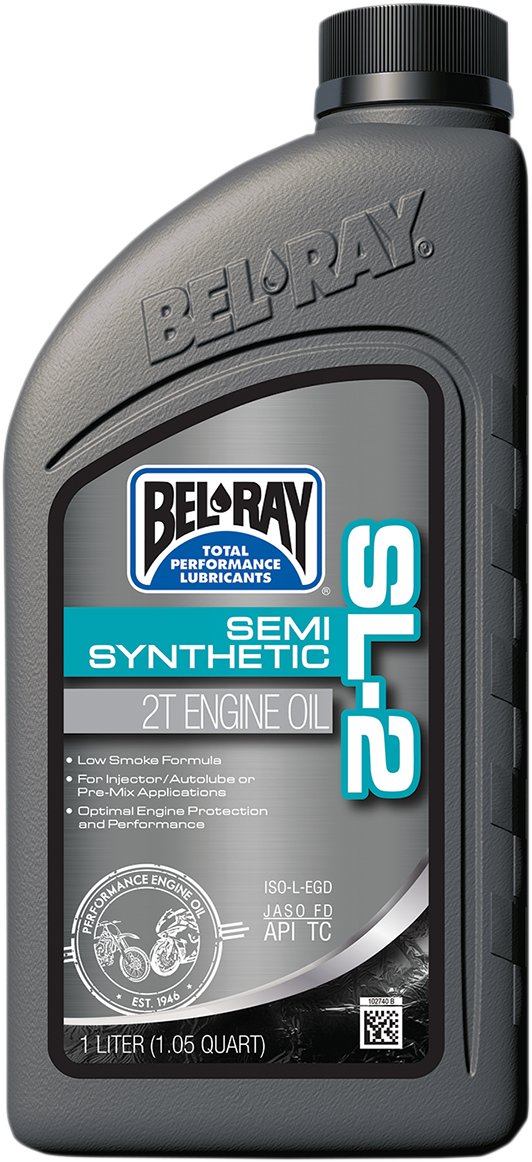 SL-2 Semi-Synthetic 2T Oil - 1 L - Lutzka's Garage