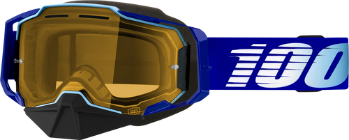 Armega Snow Goggles - Royal - Yellow - Lutzka's Garage