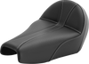 Dominator Seat - w/ Backrest - Black w/ Silver Stitching - XL 04-22