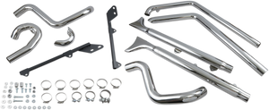 Fishtail Exhaust with Baffle - 33" - Softail