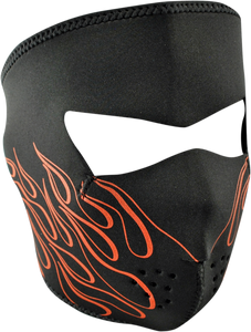 Full-Face Mask - Orange Flame - Lutzka's Garage