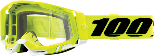 Racecraft 2 Goggles - Fluo Yellow - Clear - Lutzka's Garage