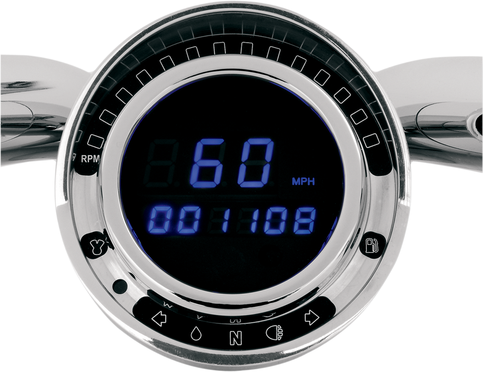 Big Dog Direct Plug-In Speedometer - Blue LED