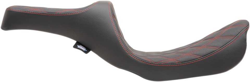 Predator III Seat - Double Diamond - Red Stitching - FXD/FLD 06-17