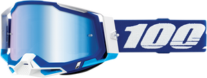 Racecraft 2 Goggles - Blue - Blue Mirror - Lutzka's Garage