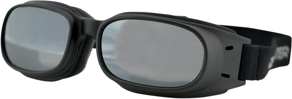 Piston Goggles - Matte Black - Smoke Mirror - Lutzka's Garage